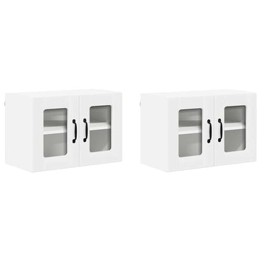 vidaXL Küchenschrank 2 pcs Weiß 60 x 31 x 40 cm Holzwerkstoff