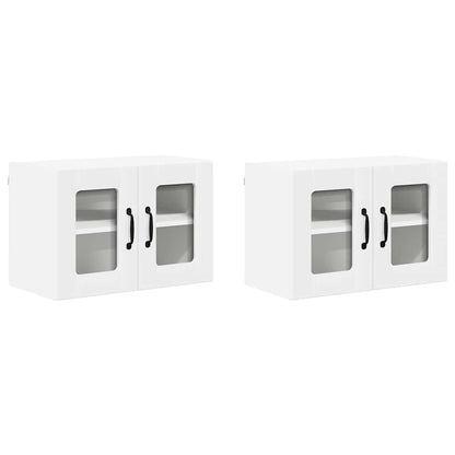 vidaXL Küchenschrank 2 pcs Weiß 60 x 31 x 40 cm Holzwerkstoff
