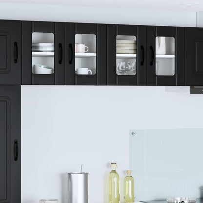 vidaXL Küchenschrank Schwarz 60 x 31 x 40 cm Holzwerkstoff