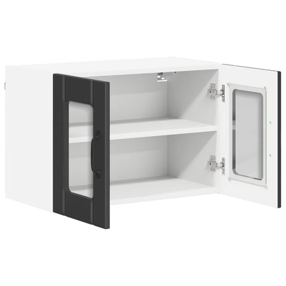 vidaXL Küchenschrank Schwarz 60 x 31 x 40 cm Holzwerkstoff