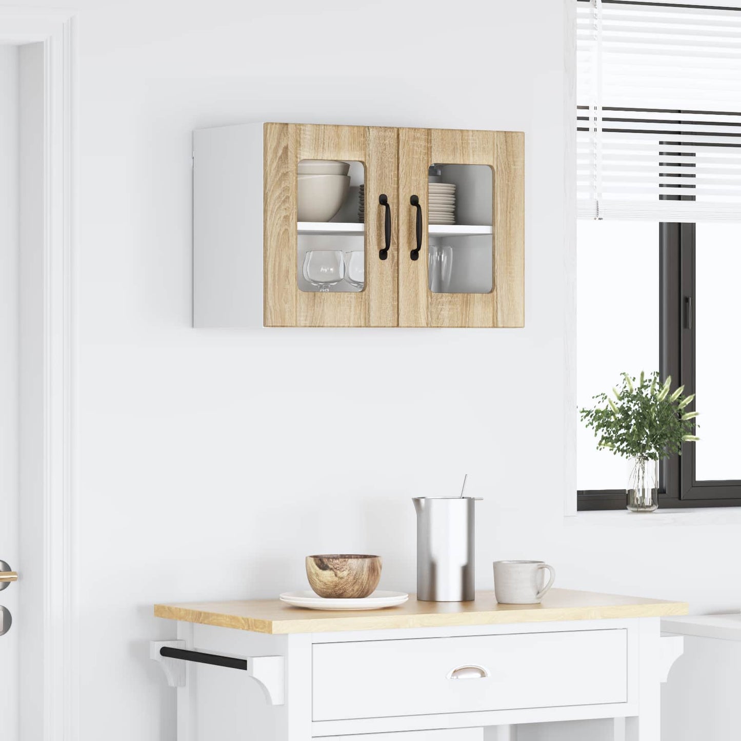 vidaXL Küchenschrank Sonoma-Eiche 60 x 31 x 40 cm Holzwerkstoff