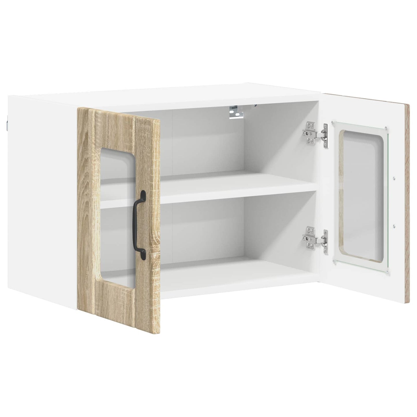 vidaXL Küchenschrank 2 pcs Sonoma-Eiche 60 x 31 x 40 cm Holzwerkstoff