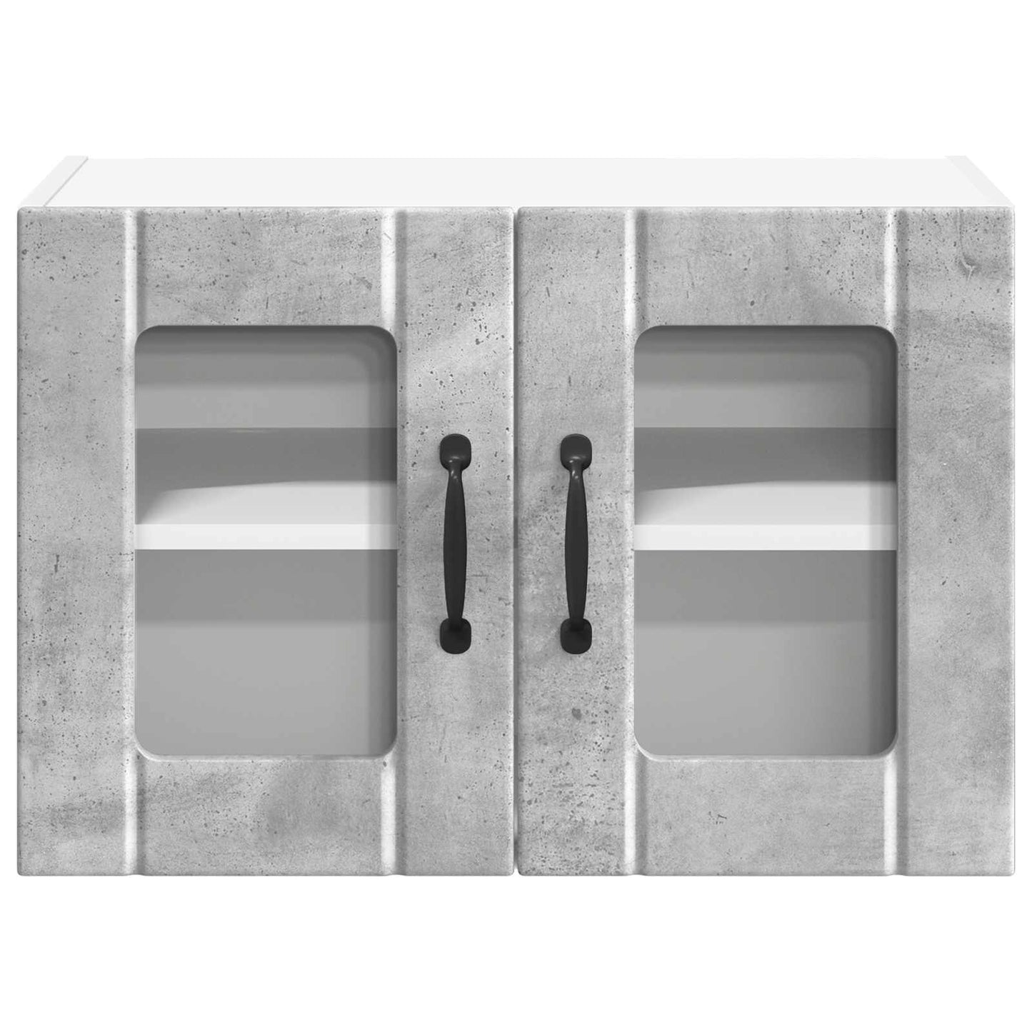 vidaXL Küchenschrank 2 pcs Beton Grau 60 x 31 x 40 cm Holzwerkstoff