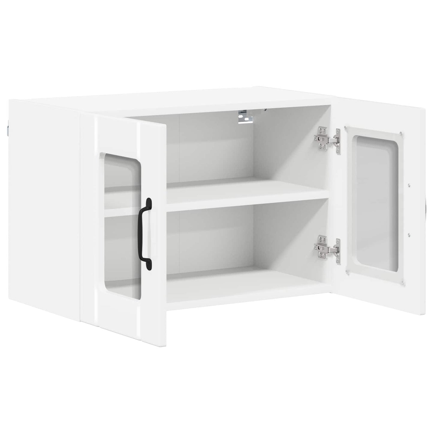 vidaXL Küchenschrank 2 pcs Hochglanz Weiß 60 x 31 x 40 cm