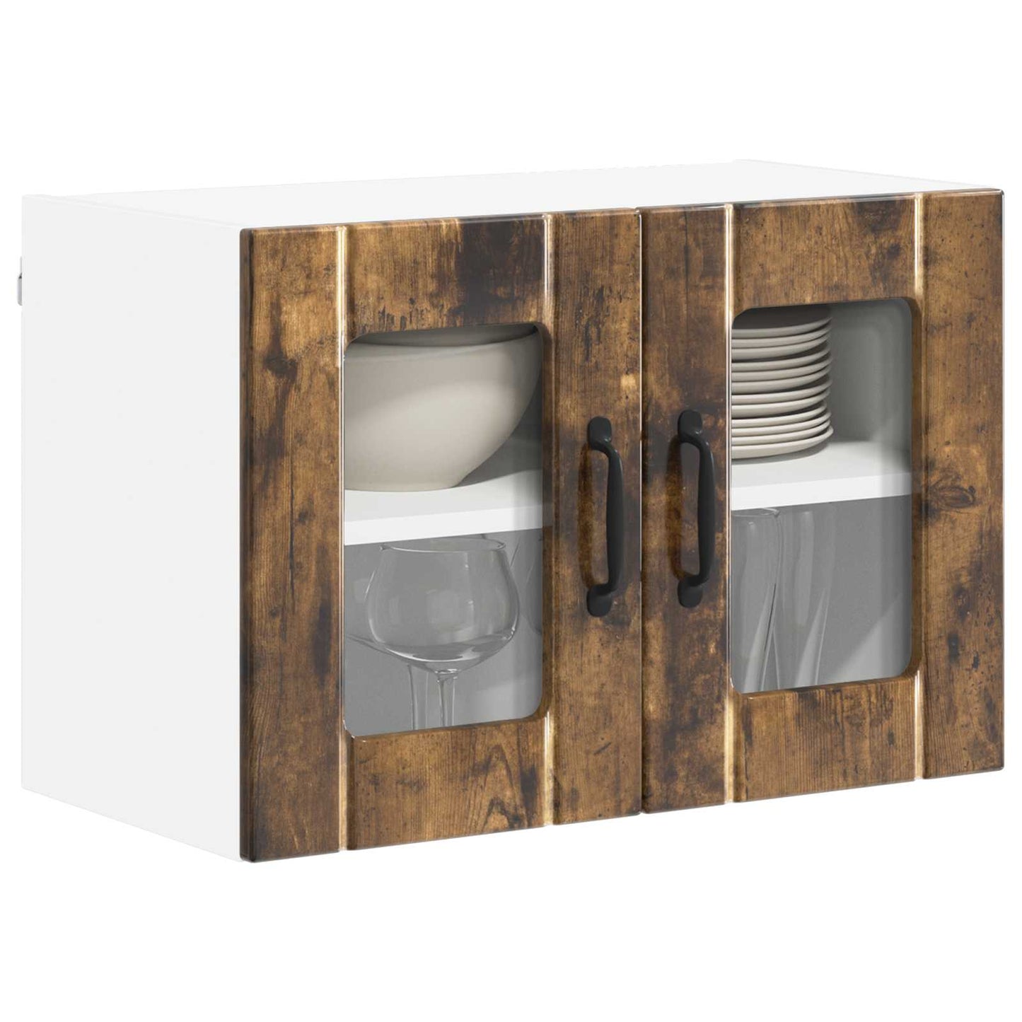 vidaXL Küchenschrank Geräucherte Eiche 60 x 31 x 40 cm Holzwerkstoff