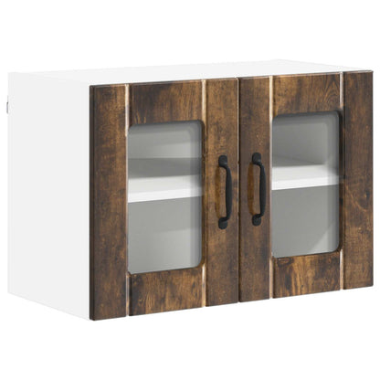 Küchenschrank 2 pcs Geräucherte Eiche 60 x 31 x 40 cm