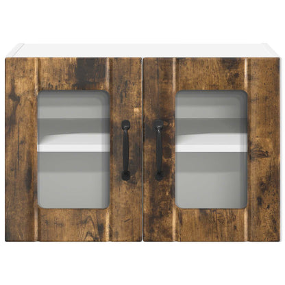 Küchenschrank 2 pcs Geräucherte Eiche 60 x 31 x 40 cm