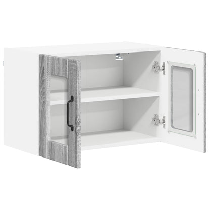 vidaXL Küchenschrank 2 pcs Graues Sonoma 60 x 31 x 40 cm Holzwerkstoff