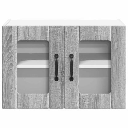 vidaXL Küchenschrank 2 pcs Graues Sonoma 60 x 31 x 40 cm Holzwerkstoff