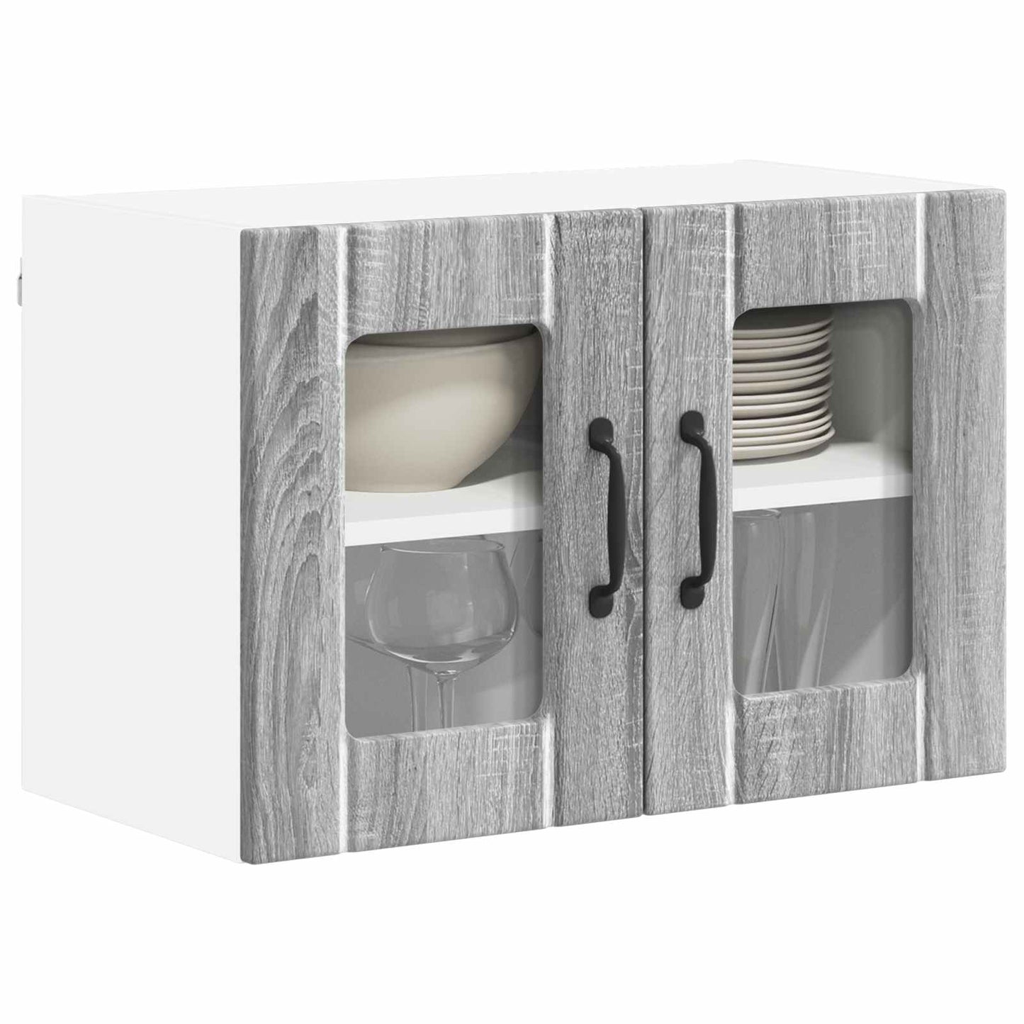 vidaXL Küchenschrank 2 pcs Graues Sonoma 60 x 31 x 40 cm Holzwerkstoff