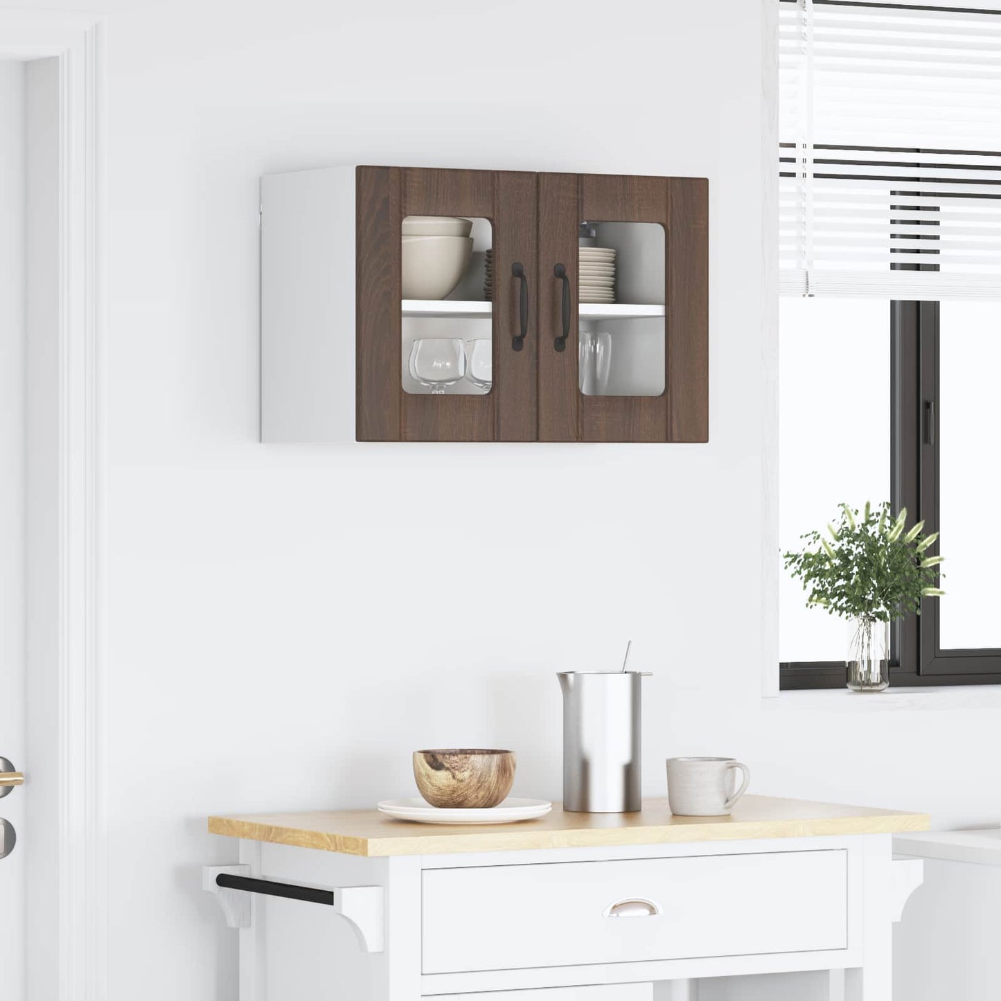 Küchenschrank Braun Eichen-Optik 60 x 31 x 40 cm Holzwerkstoff