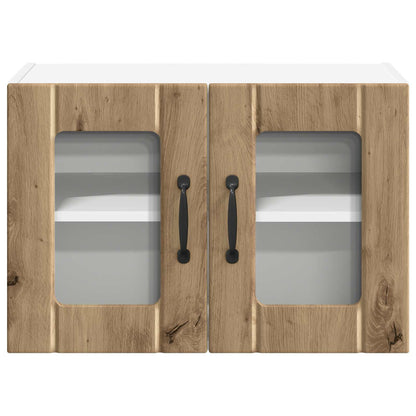 vidaXL Meuble haut de cuisine 2 pcs Chêne artisan 60 x 31 x 40 cm Bois d'ingénierie