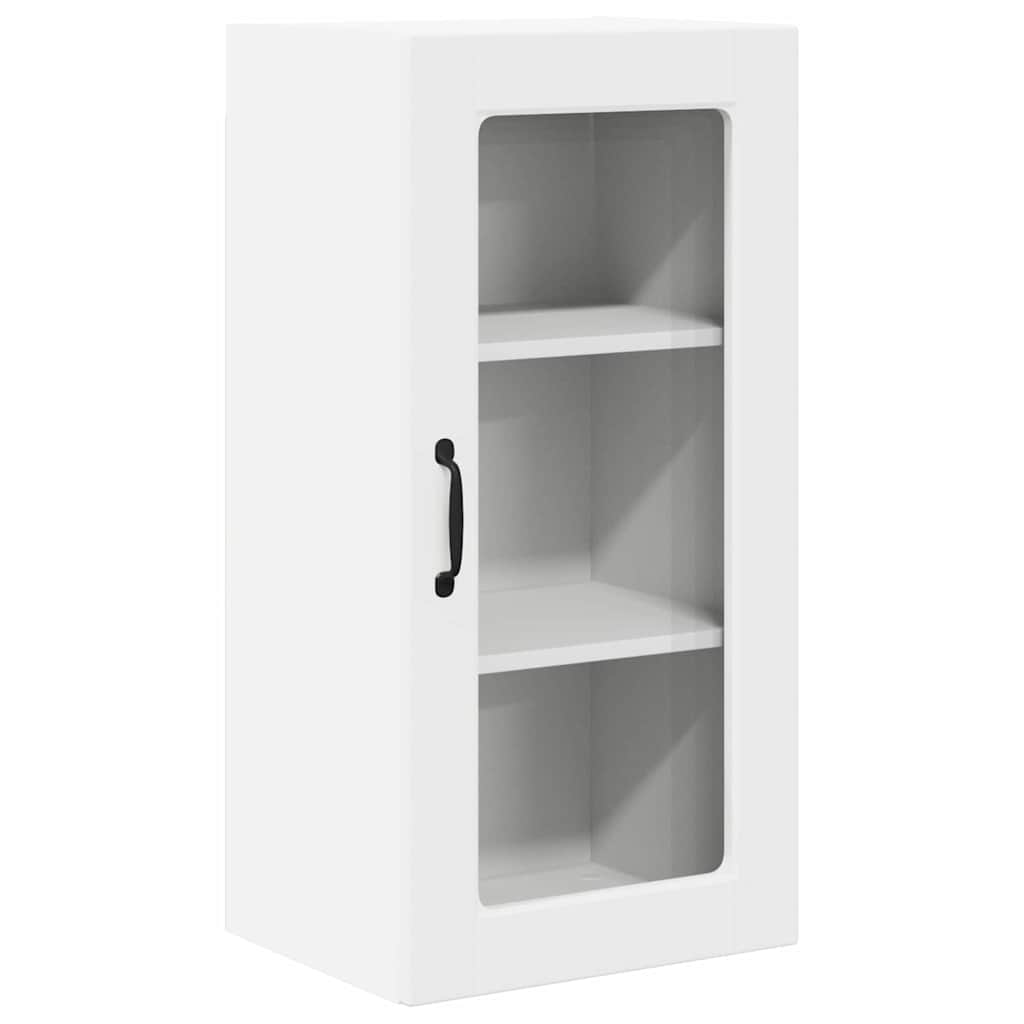 vidaXL Meuble haut de cuisine 2 pcs Blanc 40 x 31 x 80 cm Bois d'ingénierie