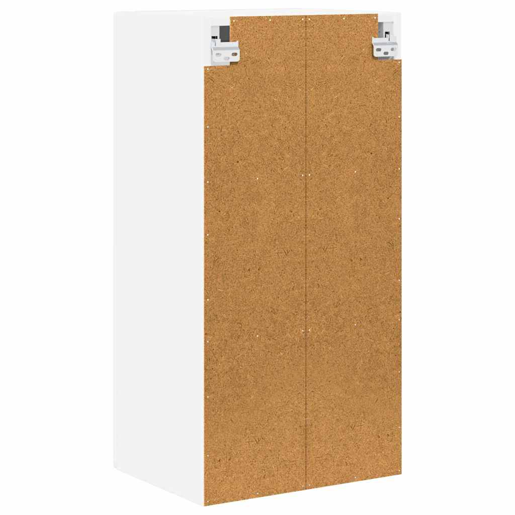 vidaXL Meuble haut de cuisine 2 pcs Blanc 40 x 31 x 80 cm Bois d'ingénierie