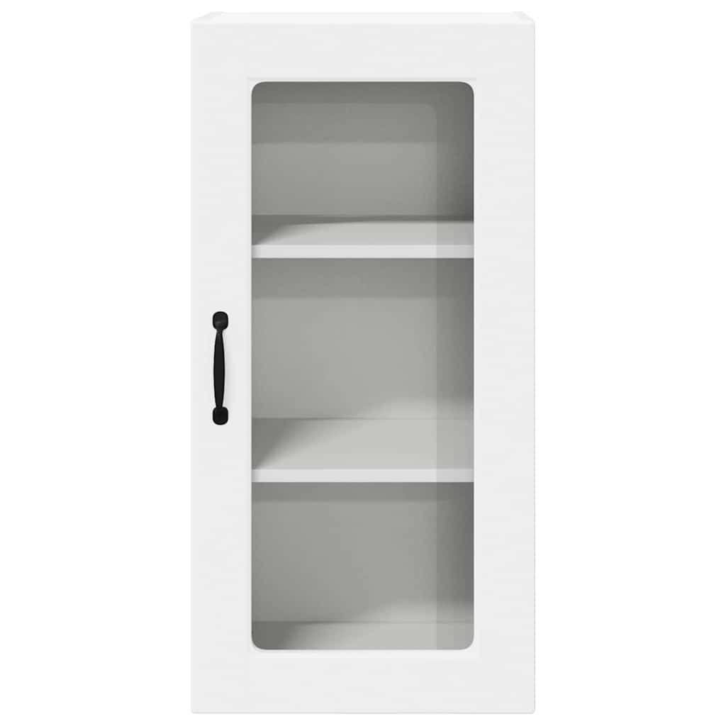 vidaXL Meuble haut de cuisine 2 pcs Blanc 40 x 31 x 80 cm Bois d'ingénierie
