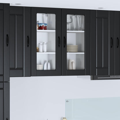 vidaXL Meuble bas de cuisine noir 40 x 31 x 80 cm en bois d'ingénierie
