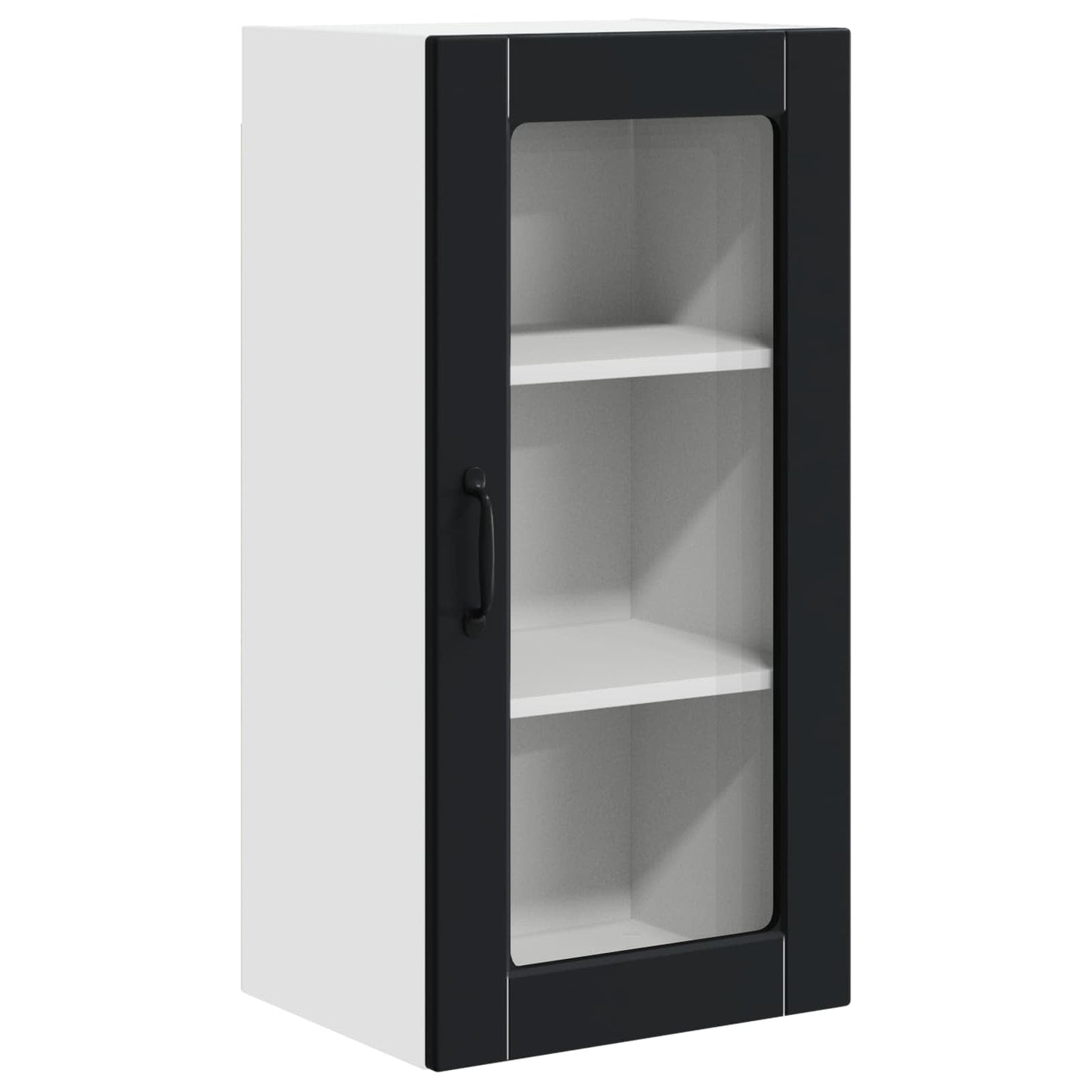 vidaXL Meuble de cuisine 2 pcs Noir 40 x 31 x 80 cm Bois d'ingénierie