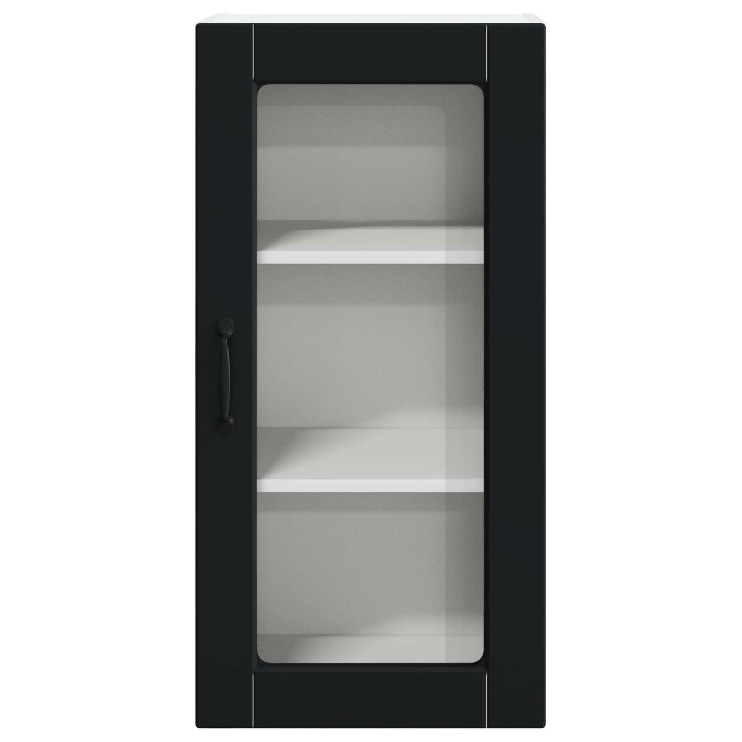 vidaXL Meuble de cuisine 2 pcs Noir 40 x 31 x 80 cm Bois d'ingénierie