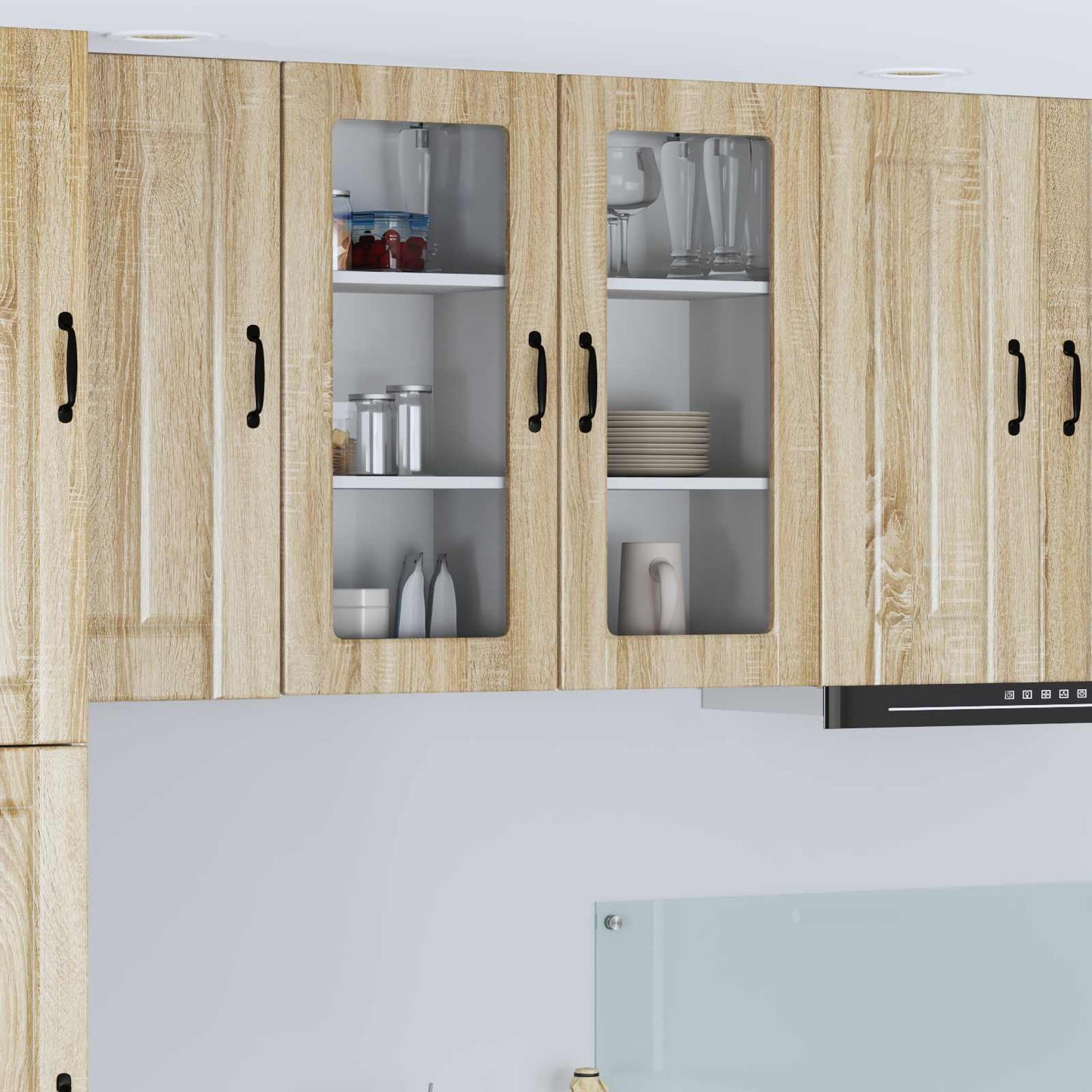 vidaXL Meuble de cuisine 2 pcs Chêne Sonoma 40 x 31 x 80 cm Bois d'ingénierie