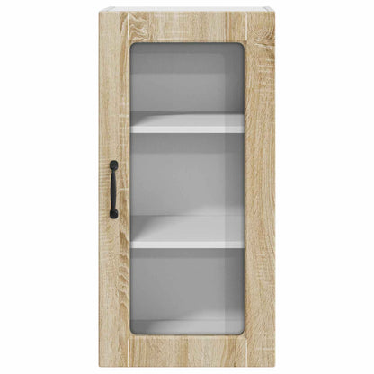 vidaXL Meuble de cuisine 2 pcs Chêne Sonoma 40 x 31 x 80 cm Bois d'ingénierie
