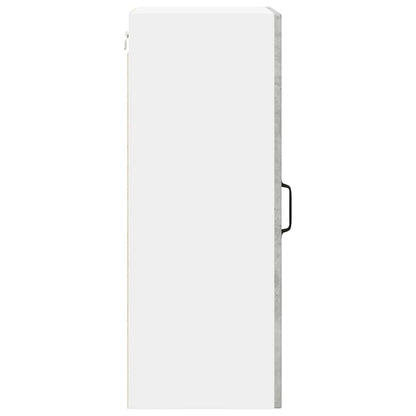 vidaXL Meuble haut de cuisine 2 pcs gris béton 40 x 31 x 80 cm bois d'ingénierie