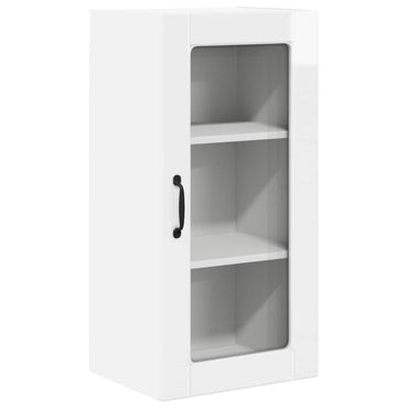 vidaXL Meuble Haut de Cuisine Blanc Brillant 40 x 31 x 80 cm Aggloméré
