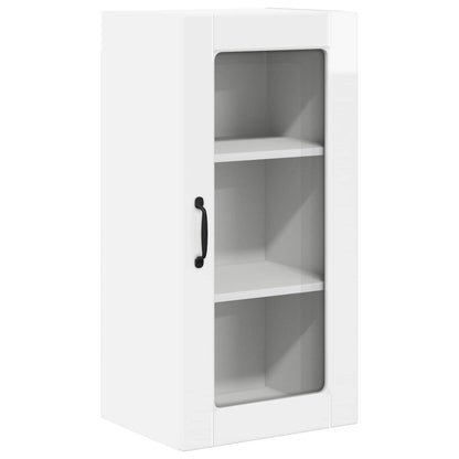 vidaXL Meuble Haut de Cuisine Blanc Brillant 40 x 31 x 80 cm Aggloméré