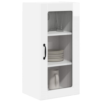 vidaXL Meuble Haut de Cuisine Blanc Brillant 40 x 31 x 80 cm Aggloméré