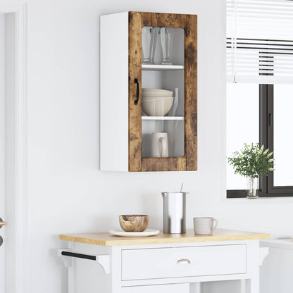 vidaXL Armoire de cuisine Chêne fumé 40 x 31 x 80 cm Bois d'ingénierie