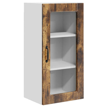 vidaXL Armoire de cuisine Chêne fumé 40 x 31 x 80 cm Bois d'ingénierie