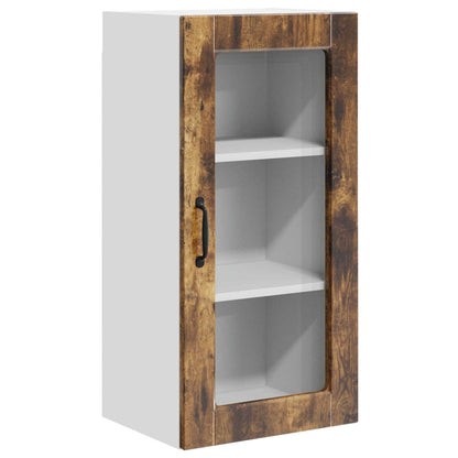 vidaXL Armoire de cuisine Chêne fumé 40 x 31 x 80 cm Bois d'ingénierie