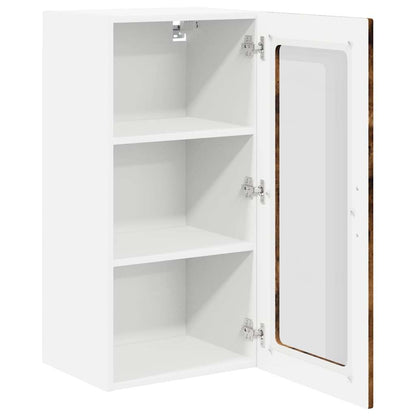 vidaXL Armoire de cuisine Chêne fumé 40 x 31 x 80 cm Bois d'ingénierie