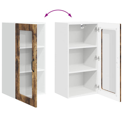 vidaXL Armoire de cuisine Chêne fumé 40 x 31 x 80 cm Bois d'ingénierie