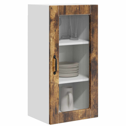 vidaXL Armoire de cuisine Chêne fumé 40 x 31 x 80 cm Bois d'ingénierie