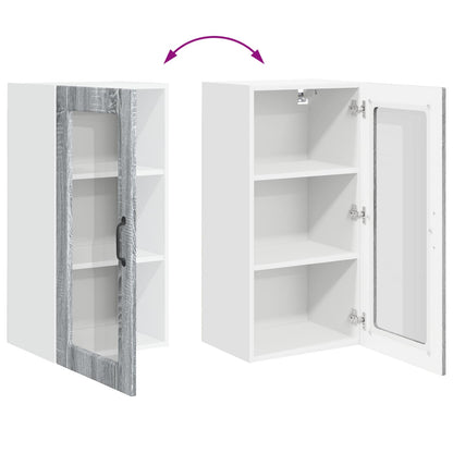 vidaXL Meuble de cuisine gris Sonoma 40 x 31 x 80 cm Bois d'ingénierie