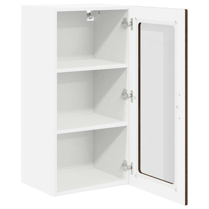 vidaXL Meuble de cuisine 2 pcs Marron aspect chêne 40 x 31 x 80 cm