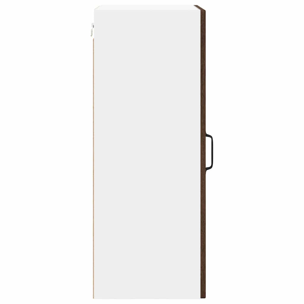 vidaXL Meuble de cuisine 2 pcs Marron aspect chêne 40 x 31 x 80 cm