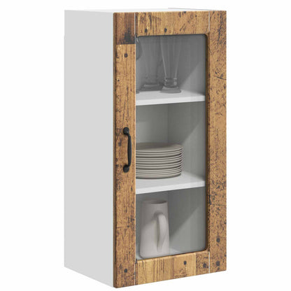 vidaXL Meuble de cuisine 2 pcs bois de récupération 40 x 31 x 80 cm bois d'ingénierie