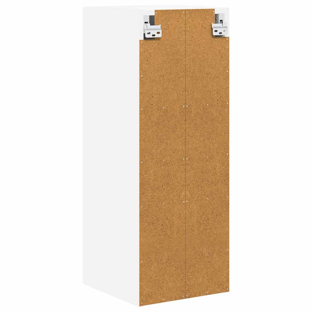 vidaXL Meuble haut de cuisine avec porte blanc 30 x 31 x 80 cm en bois d'ingénierie