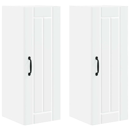 Küchenschrank 2 pcs Weiß 30 x 31 x 80 cm Holzwerkstoff