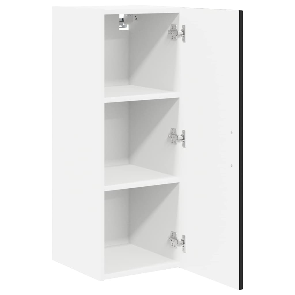 vidaXL Küchenschrank 2 pcs Schwarz 30 x 31 x 80 cm Holzwerkstoff
