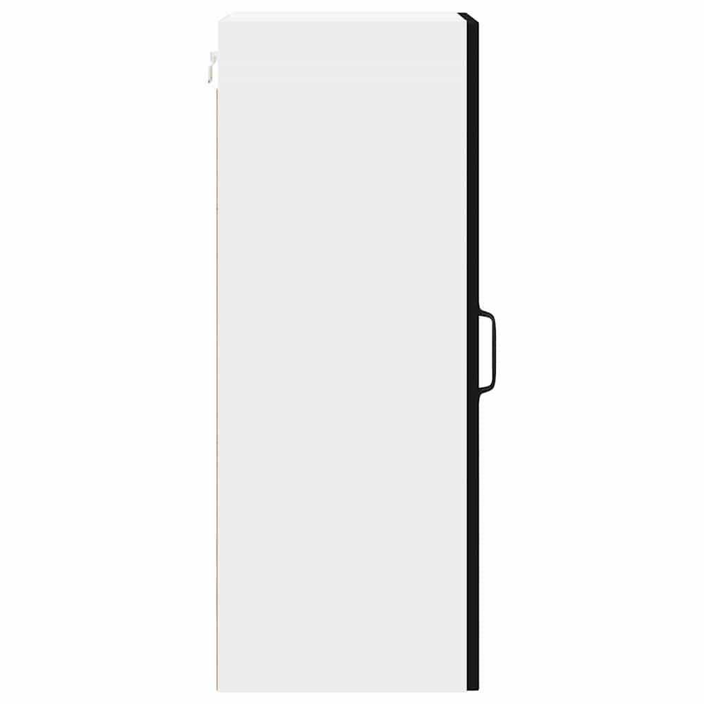 vidaXL Küchenschrank 2 pcs Schwarz 30 x 31 x 80 cm Holzwerkstoff