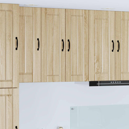 vidaXL Küchenschrank 2 pcs Sonoma-Eiche 30 x 31 x 80 cm Holzwerkstoff
