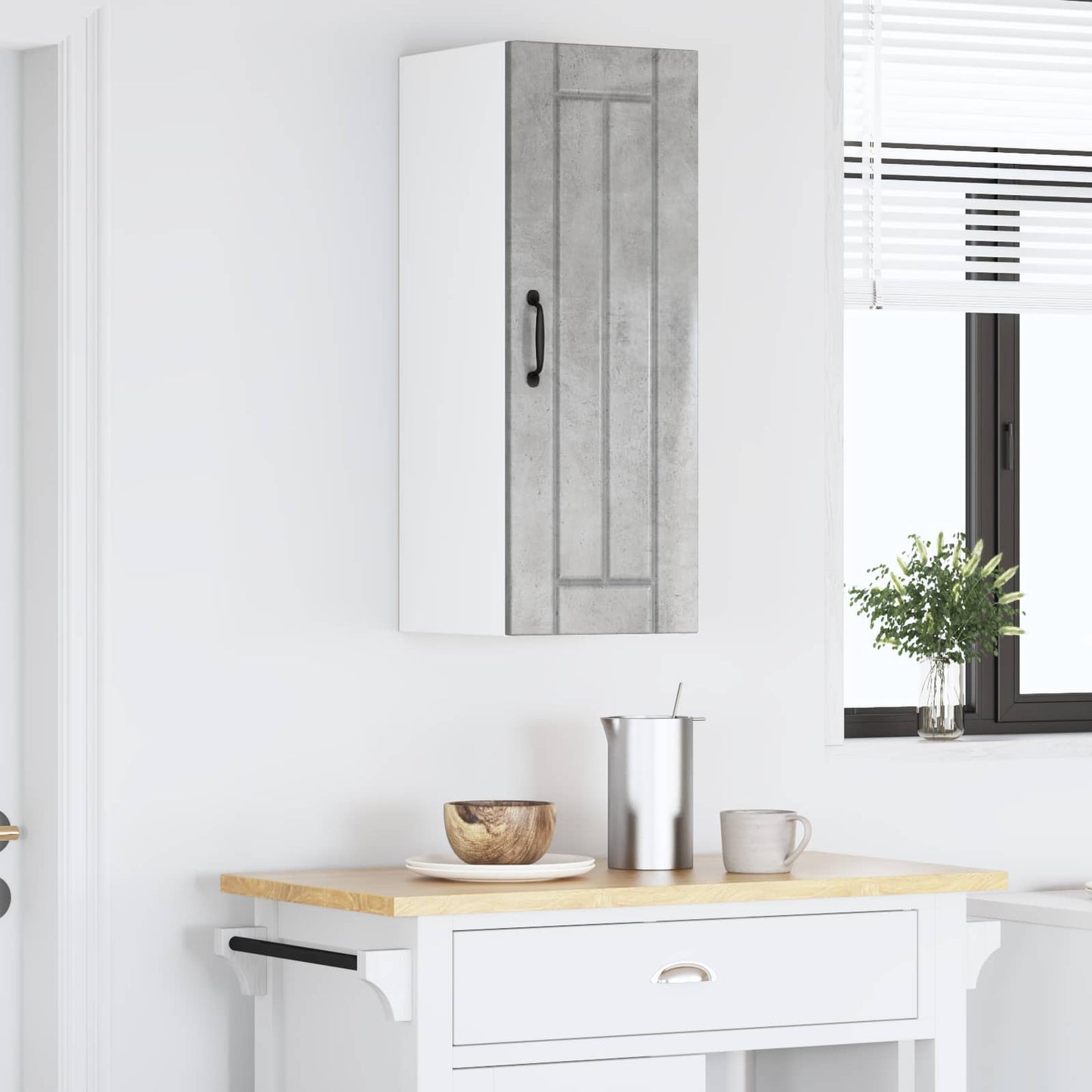 vidaXL Küchenschrank Beton Grau 30 x 31 x 80 cm Holzwerkstoff