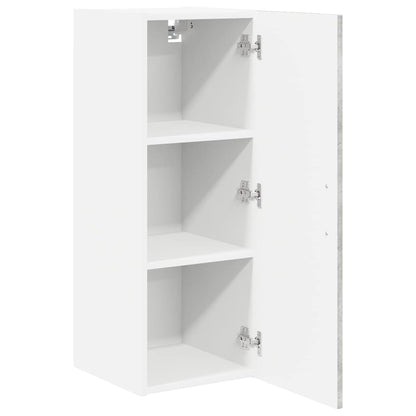 vidaXL Küchenschrank 2 pcs Beton Grau 30 x 31 x 80 cm Holzwerkstoff