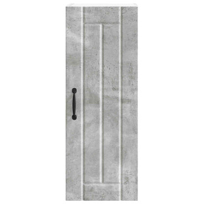 vidaXL Küchenschrank 2 pcs Beton Grau 30 x 31 x 80 cm Holzwerkstoff