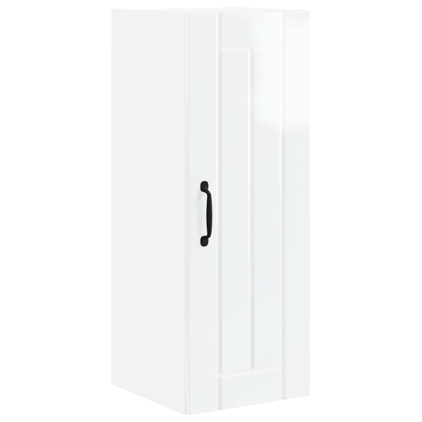 vidaXL Küchenschrank 2 pcs Hochglanz Weiß 30 x 31 x 80 cm