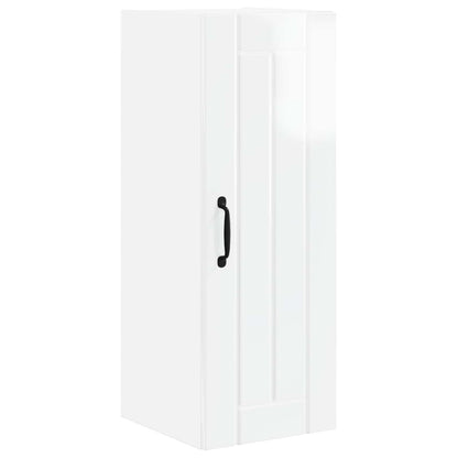 vidaXL Küchenschrank 2 pcs Hochglanz Weiß 30 x 31 x 80 cm