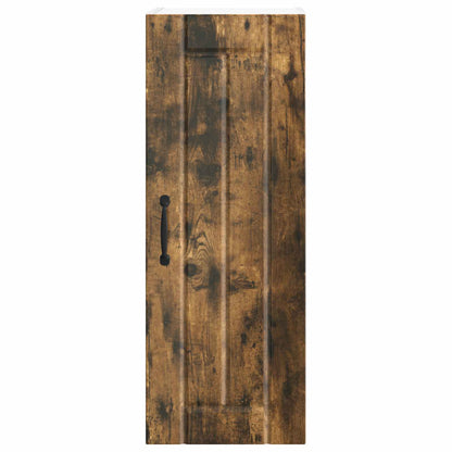 vidaXL Meuble de cuisine chêne fumé 30 x 31 x 80 cm bois d'ingénierie