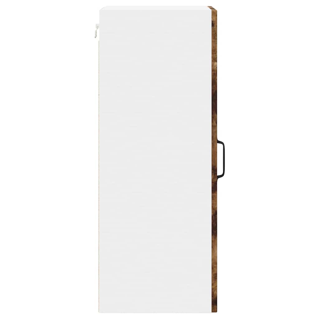 vidaXL Meuble de cuisine chêne fumé 30 x 31 x 80 cm bois d'ingénierie